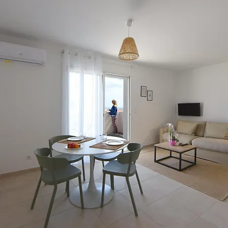 Residence Marina di Bravone - appartement 6 personnes (5 adultes max.) Vue Mer 1er etage N58 * Linguizzetta
